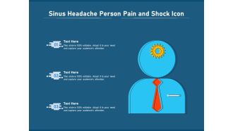 Sinus Headache Person Pain And Shock Icon Ppt PowerPoint Presentation File Vector PDF