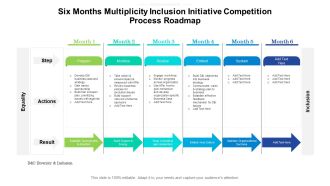 Six Months Multiplicity Inclusion Initiative Competition Process Roadmap Template