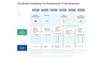 Six Months Roadmap For Professional IT Development Pictures