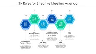 Six Rules For Effective Meeting Agenda Ppt PowerPoint Presentation File Maker PDF