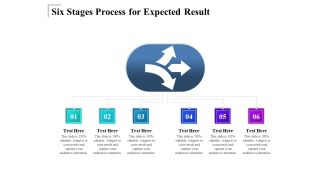 Six Stages Process For Expected Result Ppt PowerPoint Presentation File Sample PDF