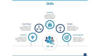 Skills Ppt PowerPoint Presentation Model Infographics