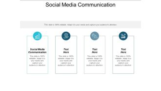 Social Media Communication Ppt PowerPoint Presentation Pictures Format Cpb