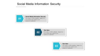 Social Media Information Security Ppt PowerPoint Presentation Pictures Format Cpb