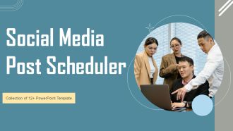 Social Media Post Scheduler Ppt PowerPoint Presentation Complete Deck With Slides