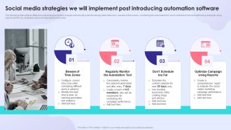 Social Media Strategies We Will Implement Post Introducing Automation Software Professional PDF
