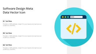 Software Design Meta Data Vector Icon Ppt Portfolio Graphics Download PDF