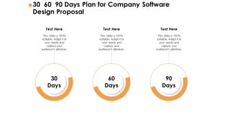 Software Development 30 60 90 Days Plan For Company Software Design Proposal Download PDF