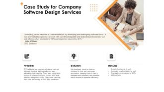 Software Development Case Study For Company Software Design Services Ppt Portfolio Backgrounds PDF