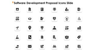 Software Development Proposal Icons Slide Ppt Professional Deck PDF