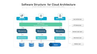 Software Structure For Cloud Architecture Ppt PowerPoint Presentation Pictures Samples PDF