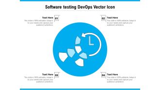 Software Testing Devops Vector Icon Ppt PowerPoint Presentation Infographic Template Background Designs PDF