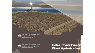 Solar Tower Power Plant Optimization Ppt PowerPoint Presentation File Example Introduction PDF