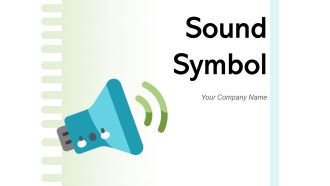 Sound Symbol Bell Creating Loudspeaker Behind Icon Ppt PowerPoint Presentation Complete Deck