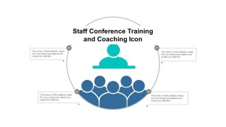 Staff Conference Training And Coaching Icon Ppt PowerPoint Presentation Clipart