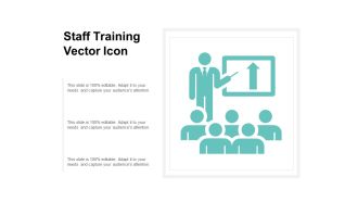 Staff Training Vector Icon Ppt PowerPoint Presentation File Structure