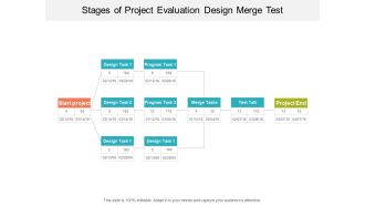 Stages Of Project Evaluation Design Merge Test Ppt Powerpoint Presentation Outline Example Introduction