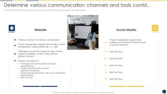Stakeholder Communication Program Determine Various Communication Channels And Tools Contd Template PDF