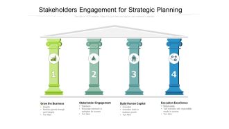 Stakeholders Engagement For Strategic Planning Ppt PowerPoint Presentation Summary Graphics Design