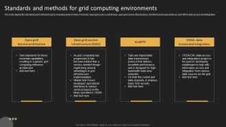Standards And Methods For Grid Computing Environments Demonstration PDF