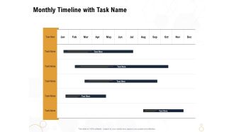 Star Employee Monthly Timeline With Task Name Ppt File Graphics Example PDF
