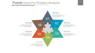Star Puzzle Chart For Solution Strategy Powerpoint Slides
