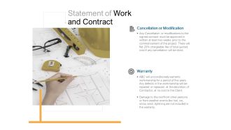 Statement Of Work And Contract Ppt PowerPoint Presentation File Model