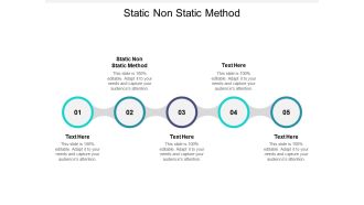 Static Non Static Method Ppt PowerPoint Presentation Outline Skills Cpb Pdf