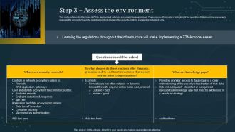 Step 3 Assess The Environment Elements PDF