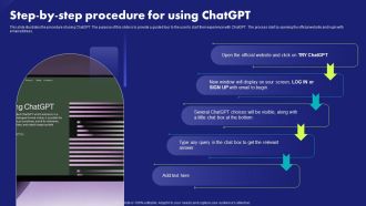 Step By Step Procedure For Using Chatgpt Chat Generative Pre Trained Transformer Designs PDF