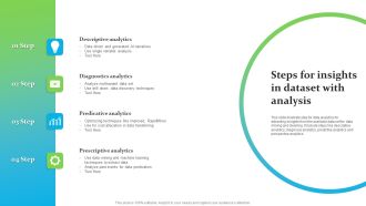 Steps For Insights In Dataset With Analysis Ppt Infographics PDF