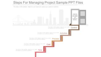Steps For Managing Project Sample Ppt Files
