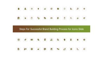 Steps For Successful Brand Building Process For Icons Slide Icons PDF