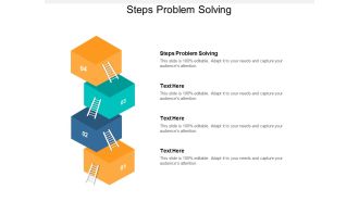 Steps Problem Solving Ppt PowerPoint Presentation Inspiration Themes Cpb
