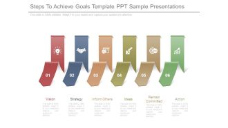 Steps To Achieve Goals Template Ppt Sample Presentations