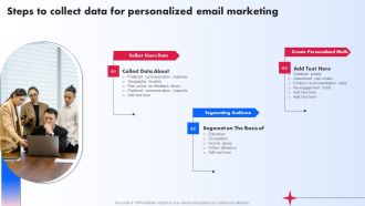 Steps To Collect Data For Personalized Email Marketing Ppt PowerPoint Presentation File Diagrams PDF