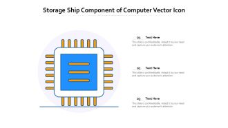 Storage Ship Component Of Computer Vector Icon Ppt PowerPoint Presentation File Themes PDF