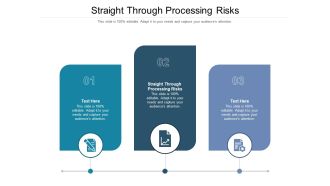 Straight Through Processing Risks Ppt PowerPoint Presentation Gallery Designs Download Cpb Pdf