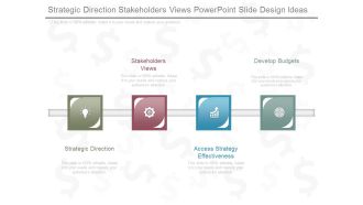 Strategic Direction Stakeholders Views Powerpoint Slide Design Ideas