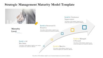 strategic leadership planning procedure strategic management maturity model template ppt powerpoint presentation layouts graphics pdf