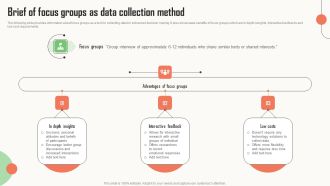 Strategic Market Insight Implementation Guide Brief Of Focus Groups As Data Collection Method Guidelines PDF