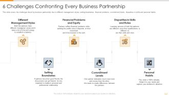 Strategic Partnership Management Plan 6 Challenges Confronting Every Business Partnership Download PDF