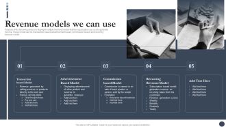 Strategic Playbook For Enterprise Administration Revenue Models We Can Use Background PDF