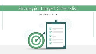 Strategic Target Checklist Operational Efficiency Ppt PowerPoint Presentation Complete Deck With Slides