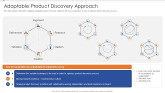 Strategies For Improving Product Discovery Adaptable Product Discovery Approach Topics PDF