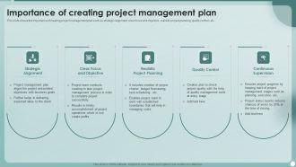 Strategies To Enhance Project Management Process Importance Of Creating Project Management Plan Rules PDF
