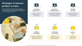 Strategies To Increase Product Revenue Implementing Focus Strategy To Improve Icons PDF