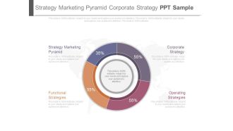 Strategy Marketing Pyramid Corporate Strategy Ppt Sample