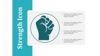 Strength Icon Ppt PowerPoint Presentation Professional Mockup