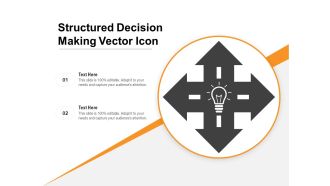 Structured Decision Making Vector Icon Ppt PowerPoint Presentation Gallery Inspiration PDF